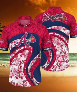 Atlanta Braves MLB Palm 3D Hawaiian Shirt For Men Women