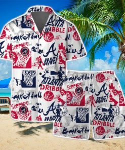 Atlanta Braves MLB Team Logo Street Style Design Hawaiian Shirt & Short