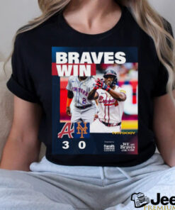 Atlanta Braves Win 3 0 New York Mets 2024 October Baseball Matchup shirt