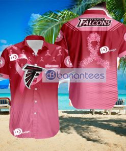Atlanta Falcons Breast Cancer Awareness Tropical Hawaiian Shirt Gift For Men And Women