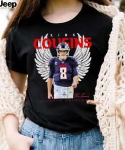 Atlanta Falcons Kirk Cousins with wings signature shirt