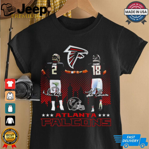 Atlanta Falcons Matt Ryan and Kirk Cousins signature 2024 shirt