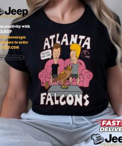 Atlanta Falcons NFL x Homage x Beavis and Butt Head Unisex Tri Blend T Shirt