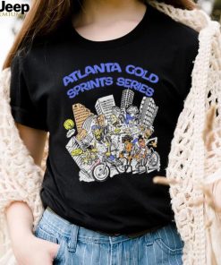 Atlanta gold sprints series caricature shirt