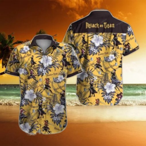 Attack On Titan Hawaiian Shirt Style Gift For Men And Women