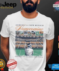 Auburn Tigers vs. New Mexico Homecoming September 14th 2024 Jordan Hare Stadium Shirt