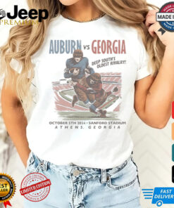 Auburn Vs Georgia Deep South’s Oldest Rivalry October 5th 20224 Sanford Stadium Athens Georgia Shirt