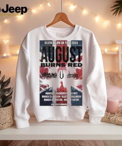 August Burns Red Death Below UK 2024 Poster t shirt