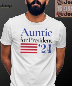 Auntie For President 2024 Kamala Harris Shirt