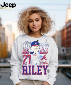 Austin Riley Atlanta Braves signature caricature t shirt