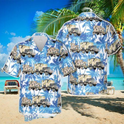 Australian Army Unimog 3D Printed Aloha Hawaiian Shirt