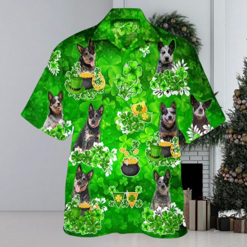 Australian Cattle Happy St.patrick 3D Hawaiian Shirt Animals Lover Gift Beach