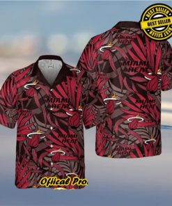 Authentic Aloha Shirt with Tropical Vibe Miami Heat