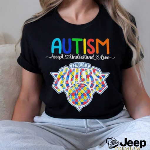 Autism Accept Understand Love New York Knicks 2024 Shirt