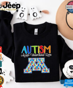 Autism accept understand love Minnesota Golden Gophers shirt