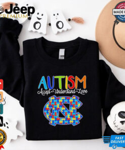 Autism accept understand love North Carolina Tar Heels shirt