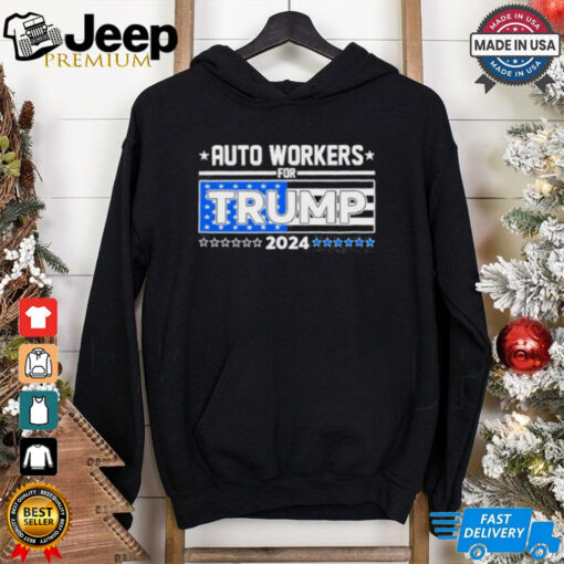 Auto Workers For Trump 2024 Detroit Shirt