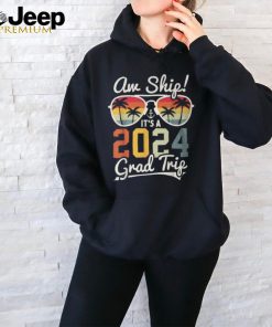 Aw Ship Its A Grad Trip 2024 Senior Trip Cruise 2024 Vintage T Shirt