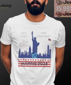 Awesome Cat lady for president kamala harris 2024 election garden & house shirt