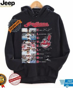 Awesome Cleveland indiana team true starting squad baseball signatures shirt