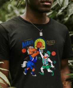 Awesome Dallas Mavericks vs Boston Celtics Match Up NBA Final Mascot shirt