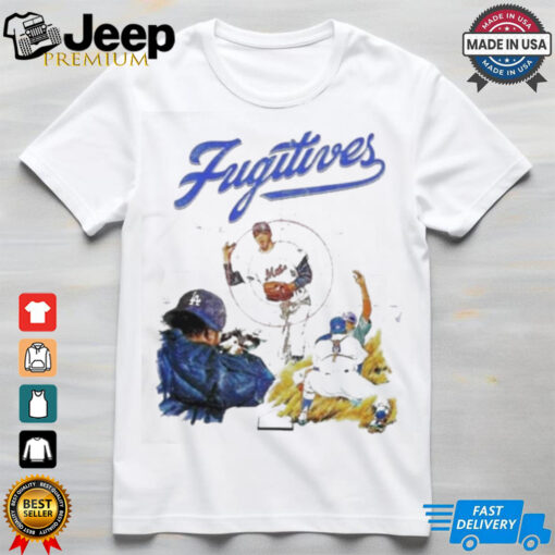 Awesome Fugitives Dodgers Inspired Baseball 2024 T shirt