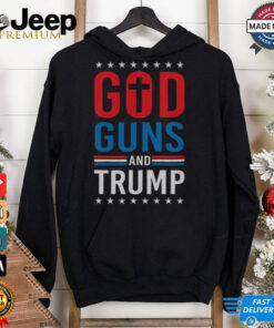 Awesome God Guns And Trump 2024 Election T Shirt