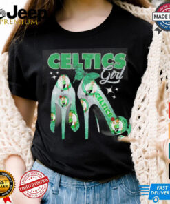 Awesome High heels Boston Celtics girl shirt