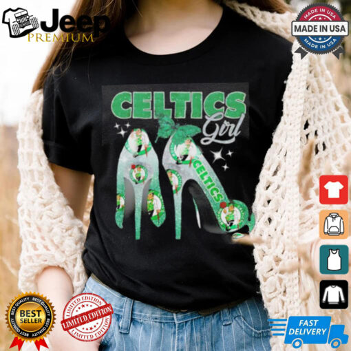 Awesome High heels Boston Celtics girl shirt