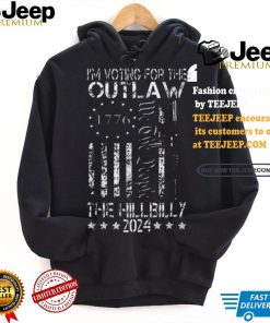 Awesome I’m Voting For The Outlaw And The Hillbilly 2024 Pro 45 T Shirt