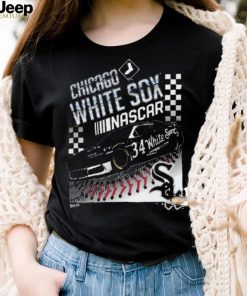 Awesome NASCAR x Chicago White Sox ’47 Black Franklin T Shirt