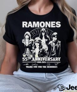 Awesome Ramones 55th Anniversary 1969 2024 Thank You For The Memories Shirt