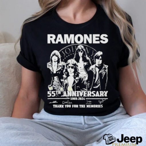 Awesome Ramones 55th Anniversary 1969 2024 Thank You For The Memories Shirt