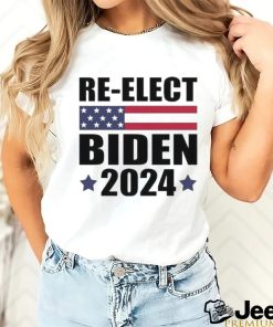 Awesome Re elect Biden American Flag Pro Biden 2024 Election Shirt