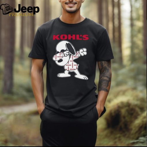 Awesome Snoopy Dadbing Kohl’s logo shirt