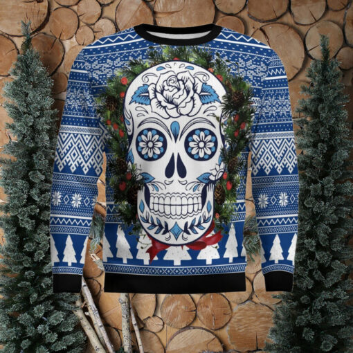 Awesome Sugar Skull Ugly Christmas Sweater