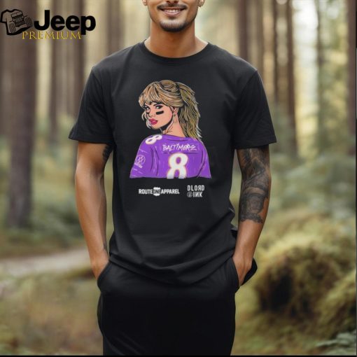 Awesome Taylor in a Ravens karma is a home game win shirt