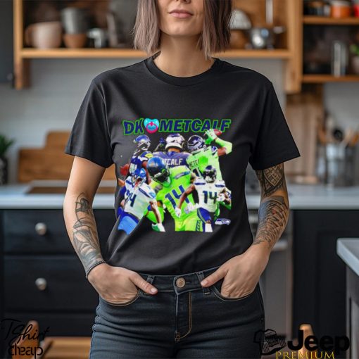 Awesome dK Metcalf Seattle Seahawks football graphic shirt