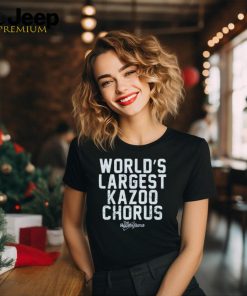 Awesome the Algorhythms world’s largest kazoo chorus slogan shirt