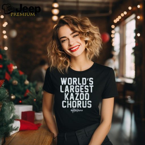 Awesome the Algorhythms world’s largest kazoo chorus slogan shirt