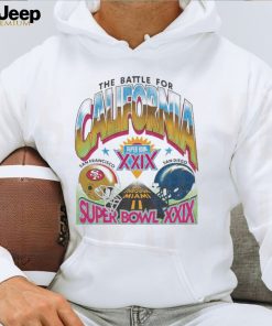 Awesome the Battle for california Super Bowl XXIX San Francisco Vs San Diego shirt