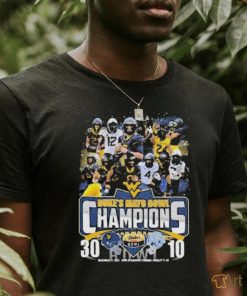 Awesome west Virginia Mountaineers 2023 Duke’s Mayo Bowl Champions 30 10 Shirt