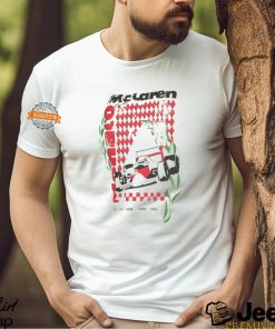 Ayrton Senna McLaren F1 Team 2024 Monaco Grand Prix Heritage T Shirt