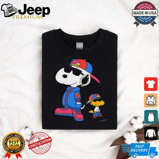 The Peanuts Snoopy And Woodstock 2 Cool Snoopy 8 30 Drop T shirt