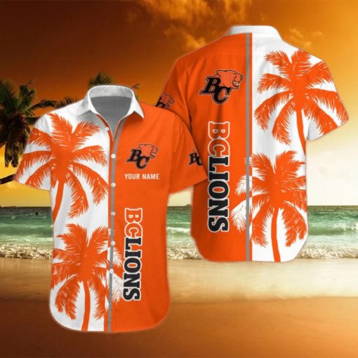 BC Lions CFL Tropical Hawaiian Shirt