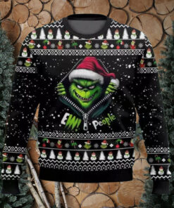 BG Grinch Santa Scary Ew People Ugly Christmas Sweater