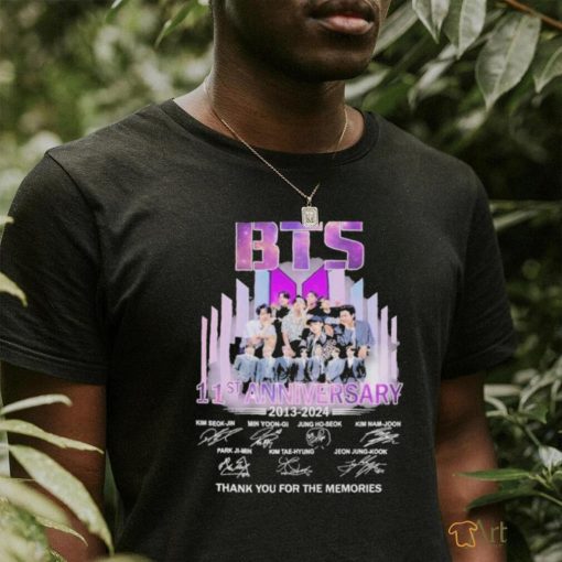 BTS 11st Anniversary Thank You For The Music And Memories T Shirt