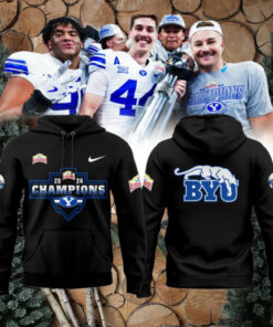 BYU Cougars Football ALAMO BOWL Celebration 2024 Hoodie