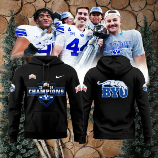 BYU Cougars Football ALAMO BOWL Celebration 2024 Hoodie