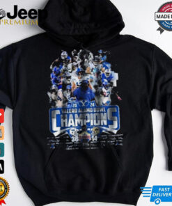 BYU Cougars Team 2024 Valero Alamo Bowl Champions Signatures Shirt